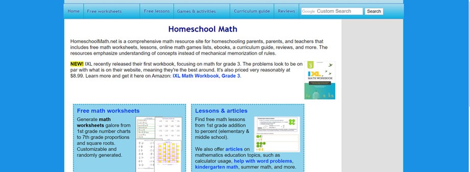 free third grade math worksheets with homeschoolmath	
